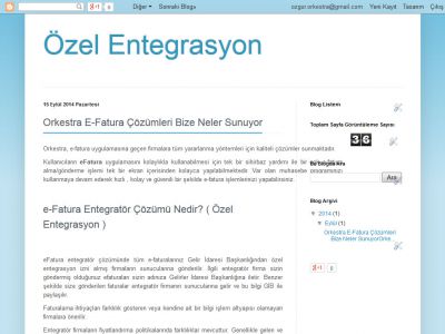 Özel Entegrasyon http://ozel-entegrasyon.blogspot.com.tr/