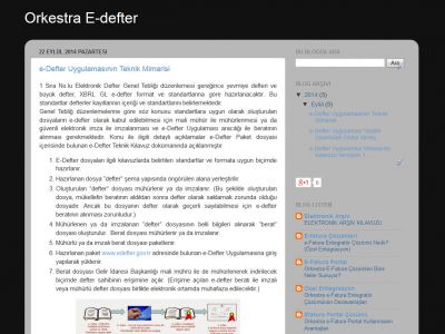 Orkestra E-Defter http://orkestra-edefter.blogspot.com.tr/