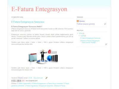 E-Fatura Entegrasyon http://efatura-entegrasyon.blogspot.com.tr/