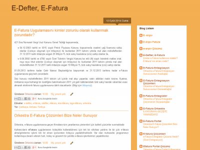 E-Defter, E-Fatura http://edefter-efatura.blogspot.com.tr/